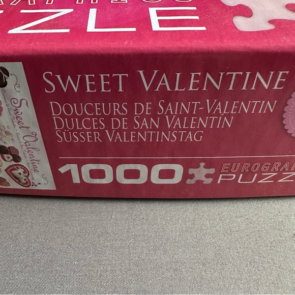 EUROGRAPHICS 1000pc Sweet Valentine cakes/desserts puzzle - Picture 5 of 9